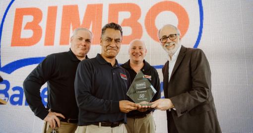 Mattoon receiving award