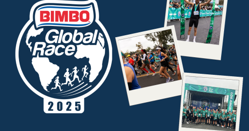 2025 Bimbo Global Race Logo and Runner Photos